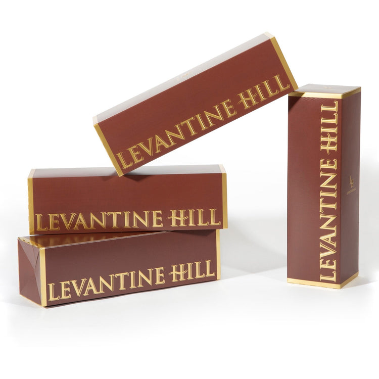 Burgundy and Gold Single Bottle Gift Box - Levantine Hill